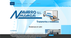 Desktop Screenshot of mudanzasnavarro.com